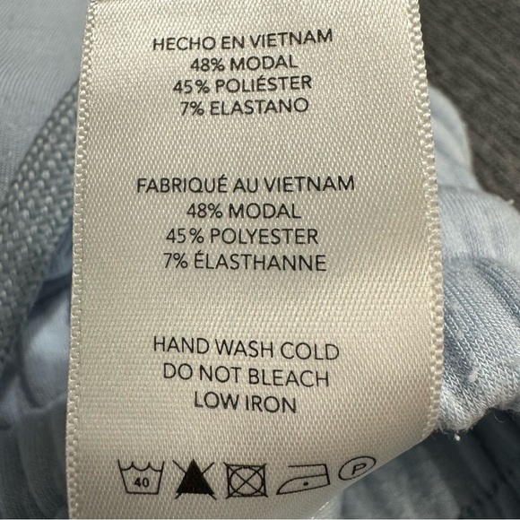 Rae Mode Scuba Tulip Shorts in Soft Blue - Picture 10 of 16